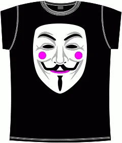 guy fawkes black